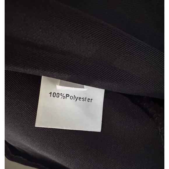 Women’s Black Jumpsuit Sz XXL/2X Sleeveless Flowy Wide Leg V-neck Layering - Picture 12 of 12